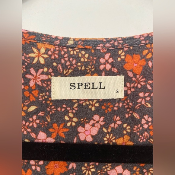 SPELL Love Jetty Sleeveless Tunic Mini Dress Balmy Nights Size Small - Picture 8 of 11